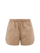 Matchesfashion.com Vaara - Teller Cotton-jersey Shorts - Womens - Light Beige