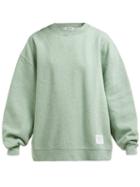 Matchesfashion.com Acne Studios - Fyona Loose Fit Cotton Jersey Sweatshirt - Womens - Green