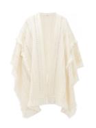 Matchesfashion.com Saint Laurent - Fringed Crochet Wool Poncho - Womens - White