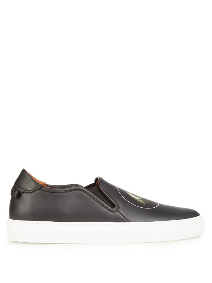 Givenchy Street Skate Monkey-print Slip-on Trainers