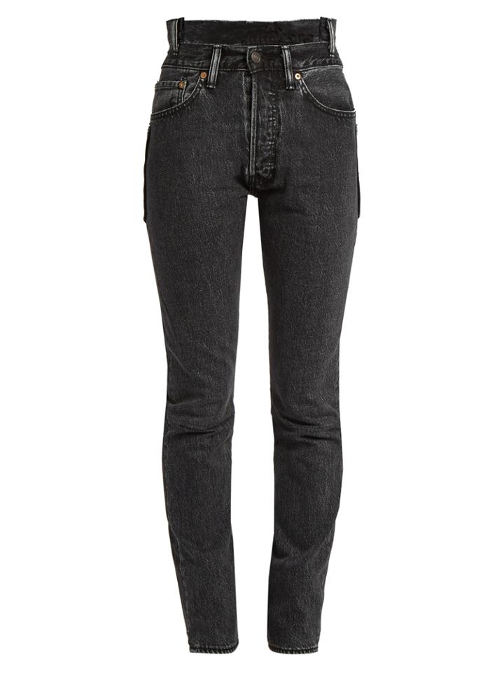 Vetements X Levi's Reworked High-waisted Skinny Jeans