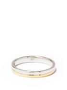 Matchesfashion.com Miansai - Duo Sterling-silver & 14kt Gold-vermeil Ring - Mens - Silver Gold