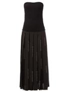Gabriela Hearst - Marcell Off-the-shoulder Wool-blend Dress - Womens - Black