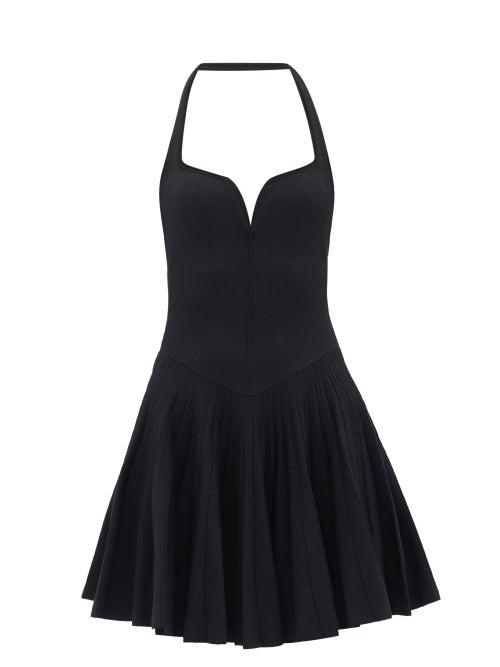 Khaite - Kaye Sweetheart-neck Jersey Dress - Womens - Black