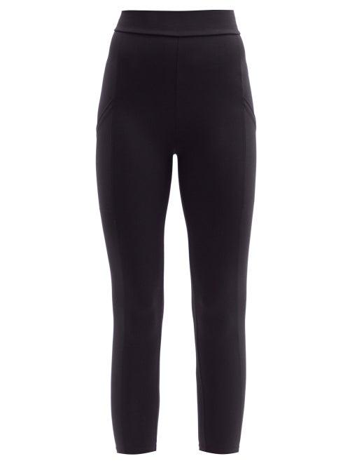 Matchesfashion.com Live The Process - Crystal 7/8 Stretch-jersey Leggings - Womens - Black
