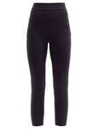 Matchesfashion.com Live The Process - Crystal 7/8 Stretch-jersey Leggings - Womens - Black