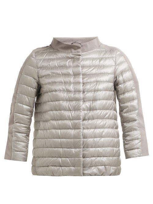 Matchesfashion.com Herno - Quilted Down Jacket - Womens - Silver