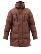 Stone Island - Garment-dyed Hooded Down Parka - Mens - Brown