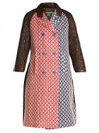 Matchesfashion.com Duro Olowu - Patchwork Brocade Double Breasted Coat - Womens - Multi
