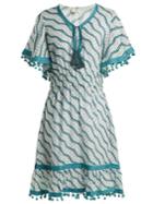 Talitha Amyra Silk And Cotton-blend Dress