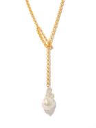 Ladies Jewellery Timeless Pearly - Pearl & 24kt Gold-plated Necklace - Womens - Pearl