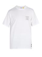 Matchesfashion.com 7 Moncler Fragment - Backstage Print Crew Neck Cotton T Shirt - Mens - White