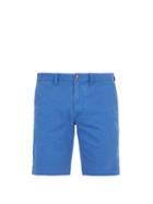 Matchesfashion.com Polo Ralph Lauren - Tailored Cotton Blend Chino Shorts - Mens - Blue