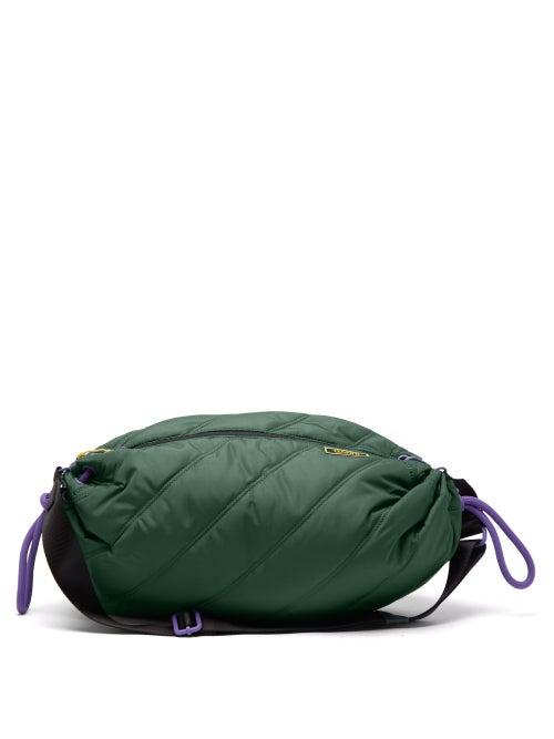 Ganni - Recycled Shell Cross-body Bag - Womens - Green
