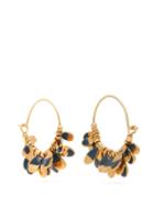 Matchesfashion.com Isabel Marant - New Leaves Drop Hoop Earrings - Womens - Blue