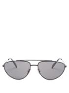 Matchesfashion.com Celine Eyewear - Aviator Metal Sunglasses - Womens - Black