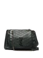 Matchesfashion.com Saint Laurent - Nolita Quilted Leather Bag - Womens - Dark Green