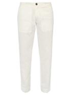 Matchesfashion.com J.w. Brine - Daryl 76 Cotton Blend Fatigue Trousers - Mens - White