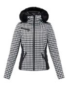 Matchesfashion.com Goldbergh - Kate Check Soft-shell Ski Jacket - Womens - Black White