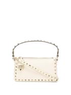 Valentino Garavani - Rockstud Small Leather Shoulder Bag - Womens - White