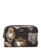 Dolce & Gabbana Heart-print Zip-around Cosmetics Case