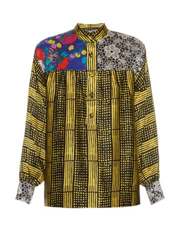 Duro Olowu Harlem Deco-print Silk Top