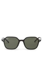 Ray-ban - John Hexagonal Acetate Sunglasses - Mens - Black