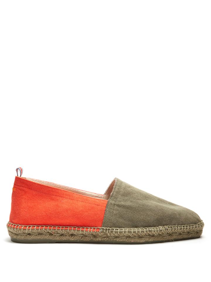 Castañer Pablo Bi-colour Canvas Espadrilles