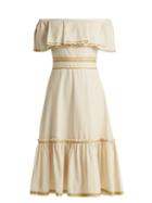 Matchesfashion.com Zeus + Dione - Leukes Cotton Dress - Womens - Beige