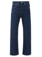 Kuro - Carver Cropped Bootcut Jeans - Womens - Dark Denim