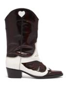 Ganni Marlyn Western Leather Boots