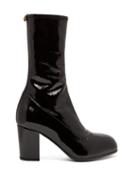 Matchesfashion.com Gucci - Pryntil Patent Leather Ankle Boots - Mens - Black