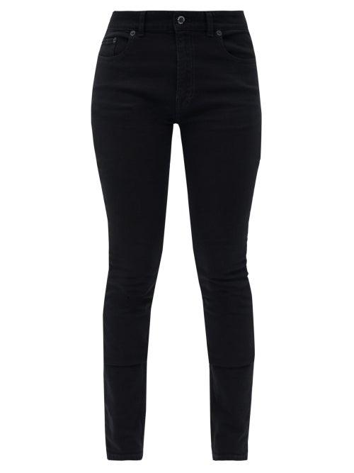 Matchesfashion.com Balenciaga - V-back Straight-leg Jeans - Womens - Black