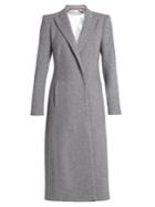 Carl Kapp Long Masera Peak-lapel Wool-blend Coat