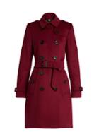 Burberry Kensington Wool And Cashmere-bend Trench Coat