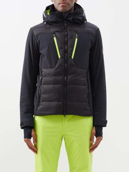 Toni Sailer - Ano Splendid Hooded Quilted Ski Jacket - Mens - Black