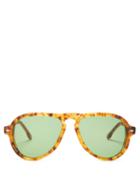 Matchesfashion.com Jacques Marie Mage - Montana Aviator Tortoiseshell-acetate Sunglasses - Womens - Tortoiseshell