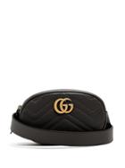 Matchesfashion.com Gucci - Gg Marmont Quilted Leather Belt Bag - Womens - Black