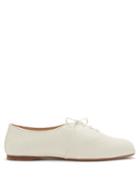 Matchesfashion.com Gabriela Hearst - Maya Square-toe Nappa-leather Oxford Shoes - Womens - Cream