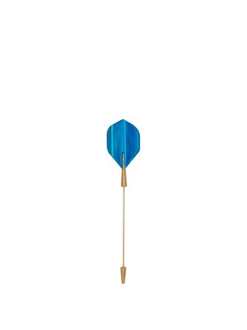 Matchesfashion.com Hillier Bartley - Dart Brooch - Womens - Blue