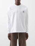 Wooyoungmi - Logo-print Long-sleeved T-shirt - Mens - White