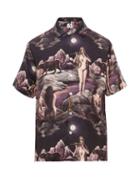 Matchesfashion.com Endless Joy - Midnight Aloha Printed Short Sleeve Shirt - Mens - Black Multi