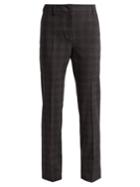 Weekend Max Mara Prince Of Wales-check Wool-blend Trousers