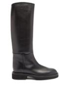 Matchesfashion.com Khaite - Knee-high Leather Boots - Womens - Black
