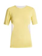 Aeance Bi-colour Wool-blend Performance T-shirt
