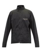 Mens Rtw Fear Of God - Logo-flocked Cotton-canvas Jacket - Mens - Black