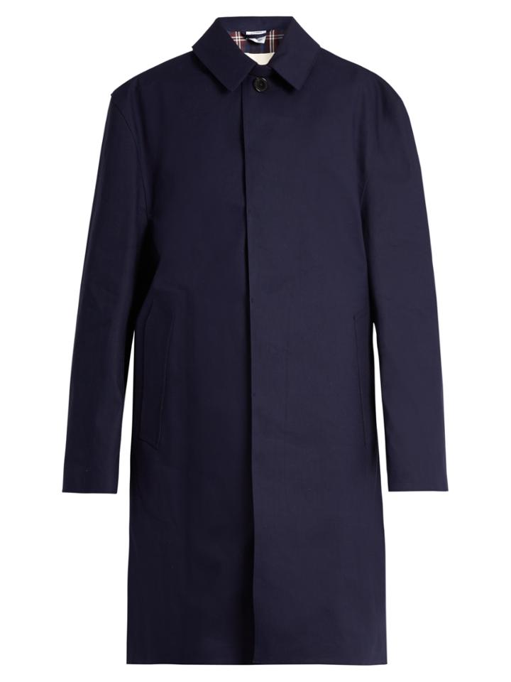 Vetements X Mackintosh Open-back Raincoat