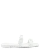 Matchesfashion.com Gucci - Buckled-strap Jelly Slides - Womens - White
