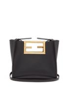 Fendi - Fendi Way Leather Cross-body Bag - Womens - Black