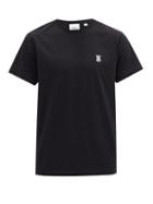 Matchesfashion.com Burberry - Parker Logo-embroidered Cotton T-shirt - Mens - Black
